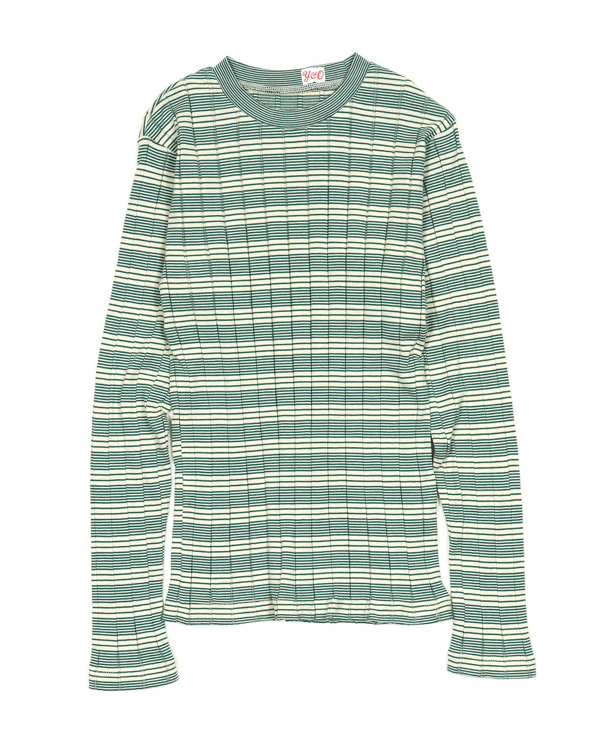 BROAD RIB CREW NECK LS